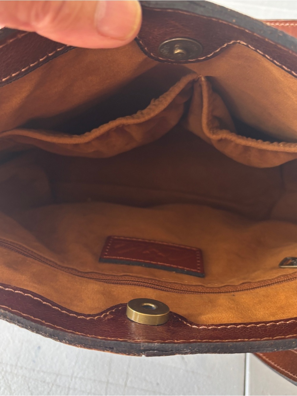 Patricia Nash Leather Italian Landscape Purse - Picture 6 of 13